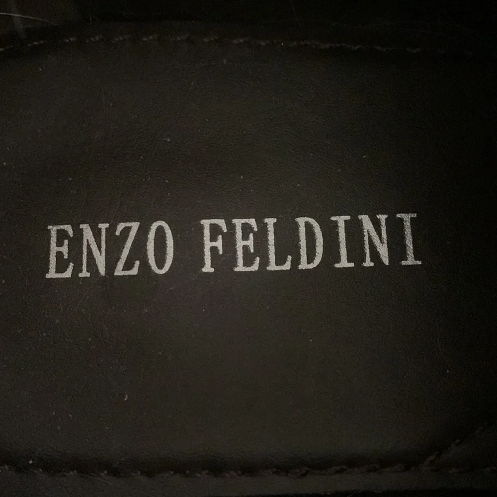 Enzo Feldini Mens Dress Shoes, Size 8M, Cognac